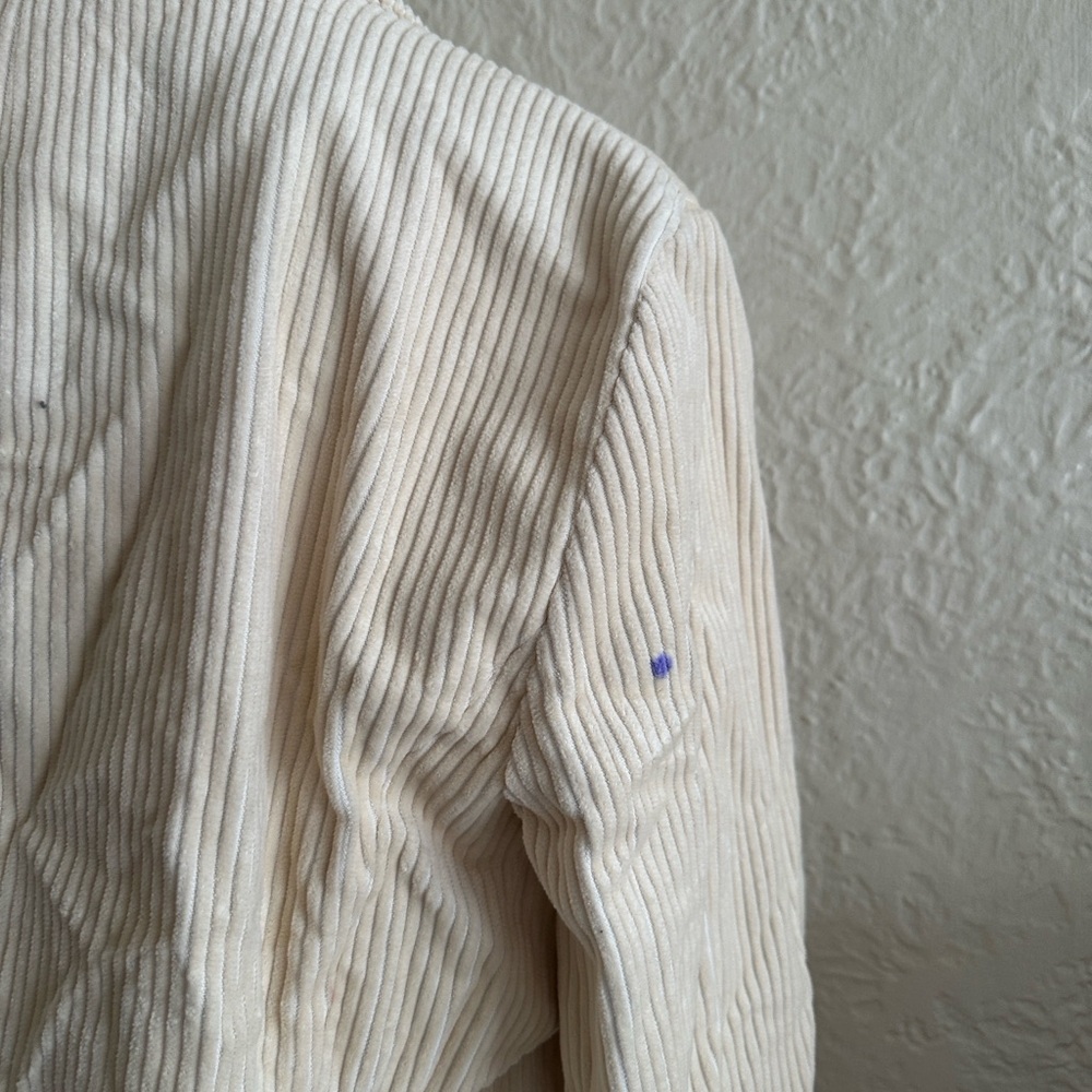 Rowing Blazers x Target Cream Corduroy Double Breasted Blazer NWT 2X DEFECT - Picture 7 of 10